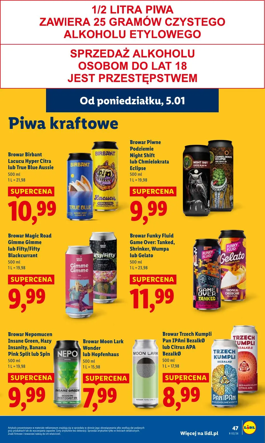 gazetka promocyjna LIDL Od poniedziałku - Strona 49