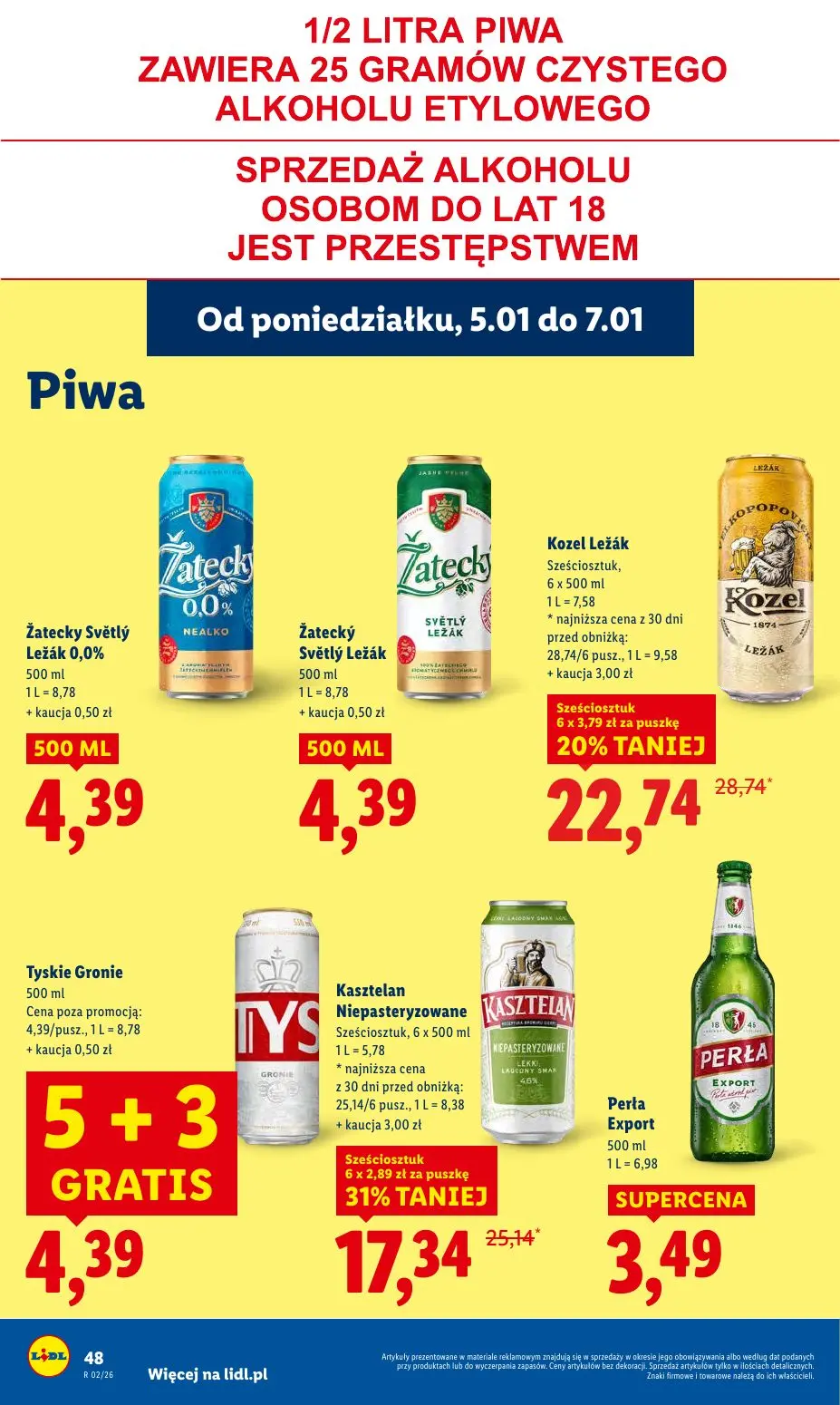 gazetka promocyjna LIDL Od poniedziałku - Strona 50