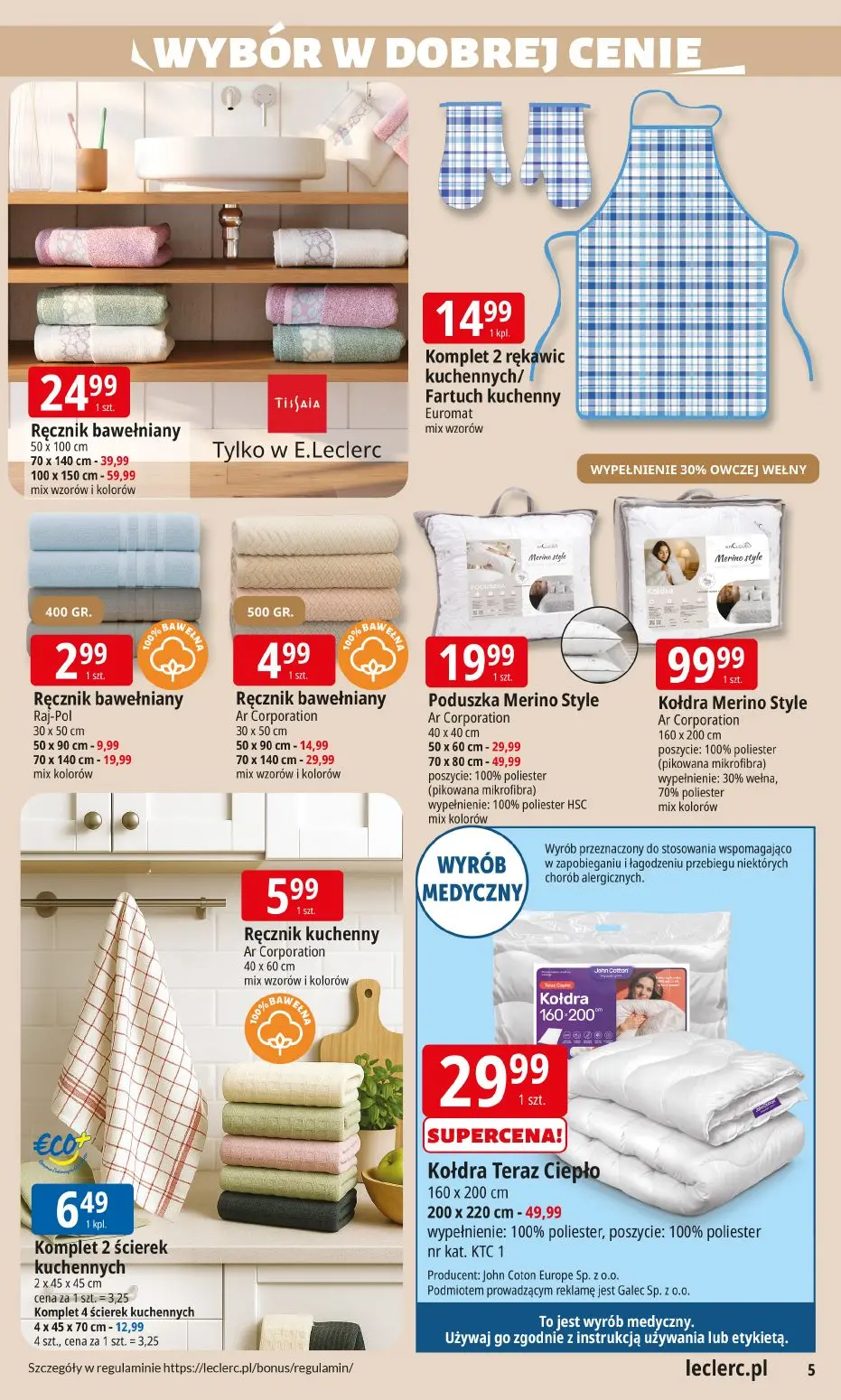 gazetka promocyjna E.Leclerc Wybór w dobrej cenie - Strona 5