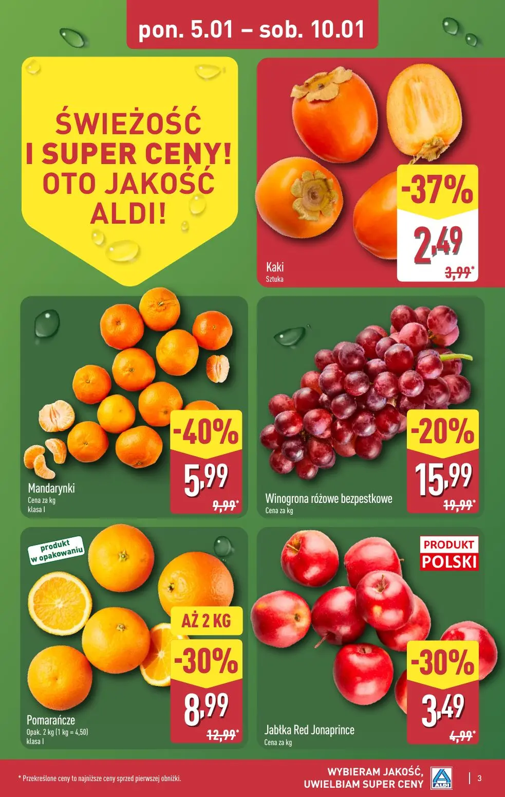 gazetka promocyjna ALDI Tydzień mega oszczędności - Strona 3