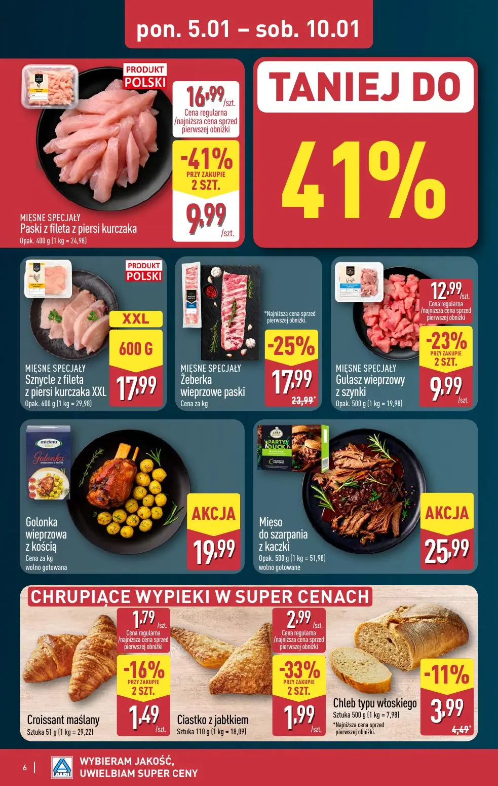 gazetka promocyjna ALDI Tydzień mega oszczędności - Strona 6