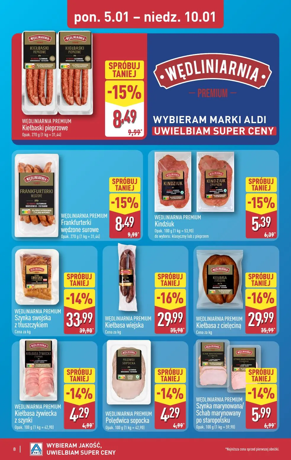 gazetka promocyjna ALDI Tydzień mega oszczędności - Strona 8