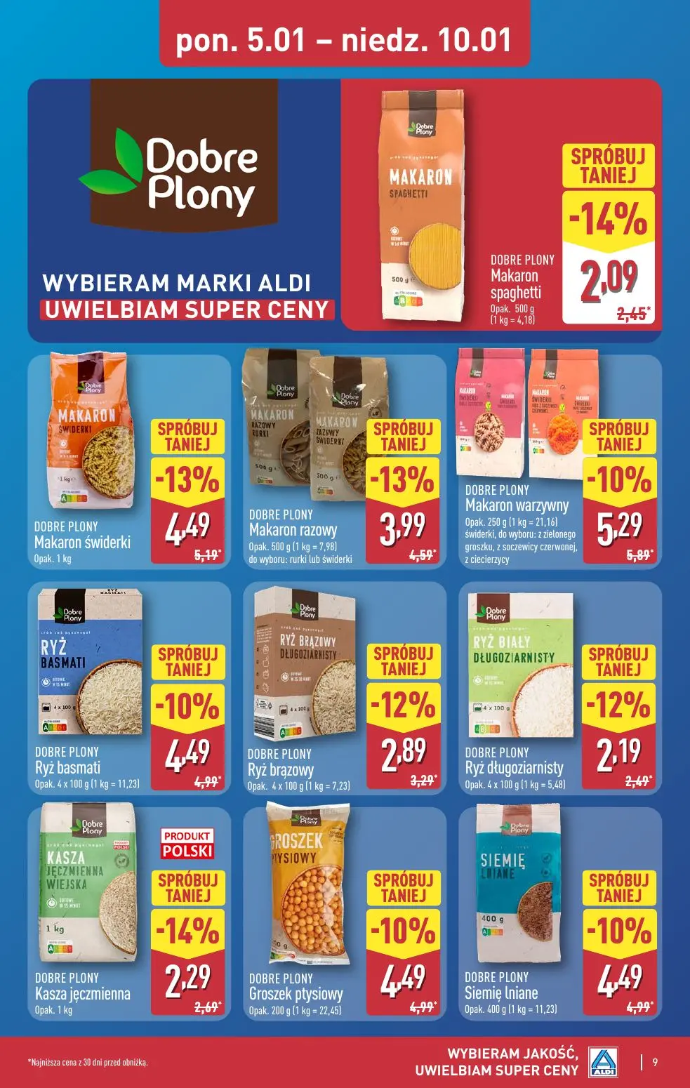 gazetka promocyjna ALDI Tydzień mega oszczędności - Strona 9