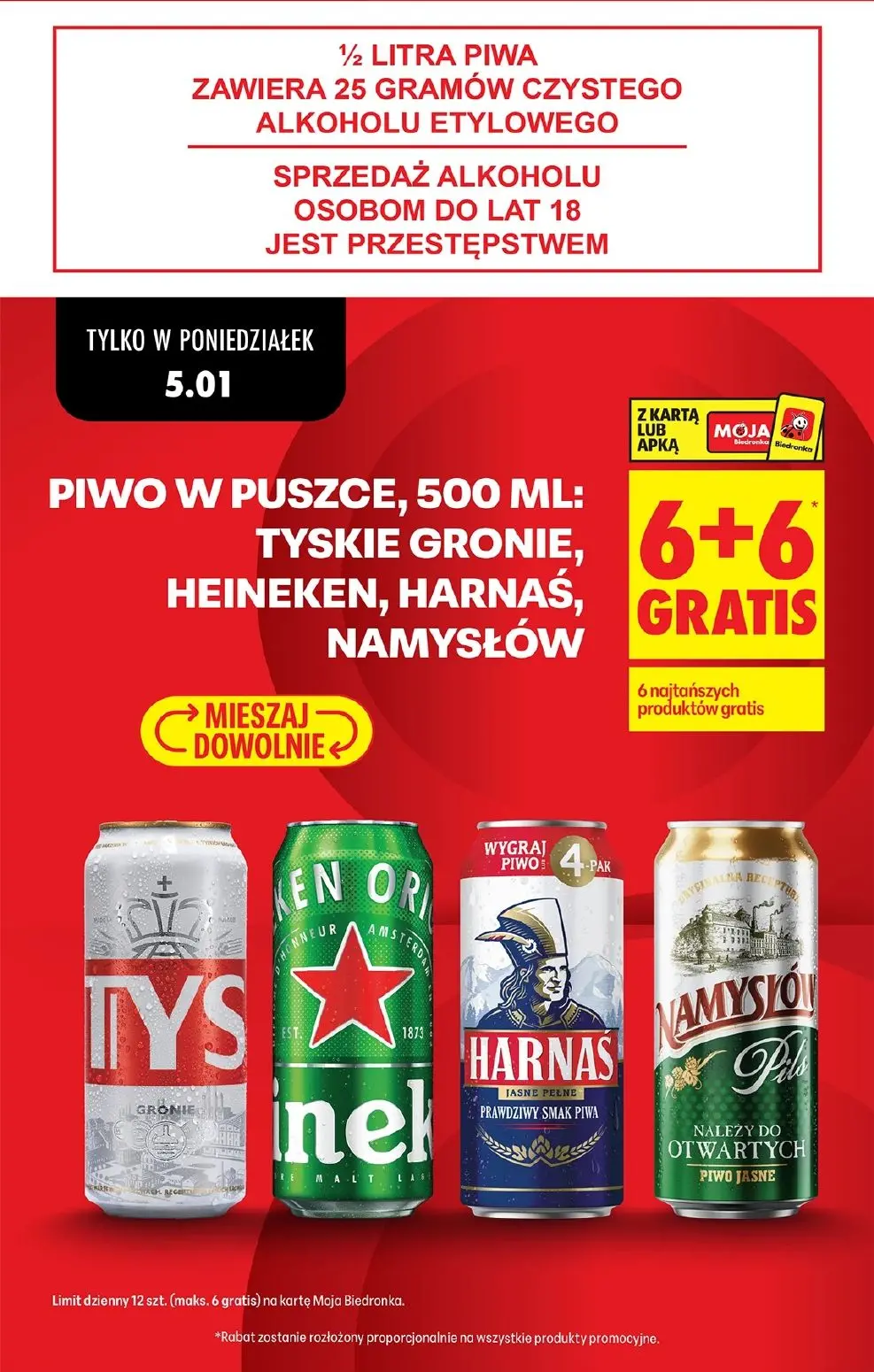 gazetka promocyjna Biedronka Od poniedziałku  - Strona 4