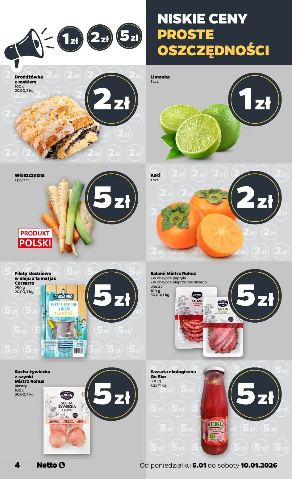 gazetka promocyjna NETTO Od poniedziałku - Strona 4