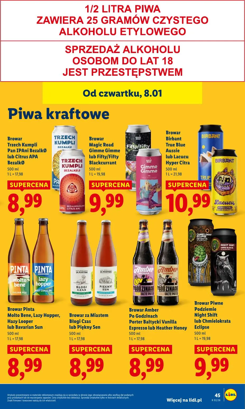 gazetka promocyjna LIDL Od czwartku - Strona 45