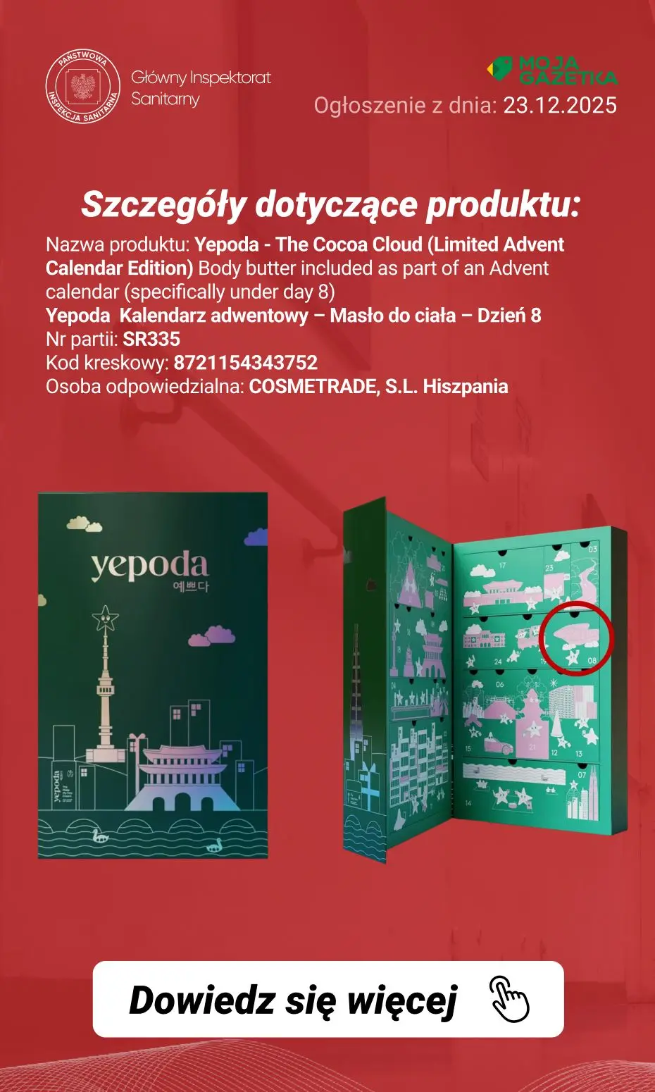 gazetka promocyjna Ostrzeżenia i alerty Ostrzeżenie publiczne dotyczące kosmetyków - Strona 4