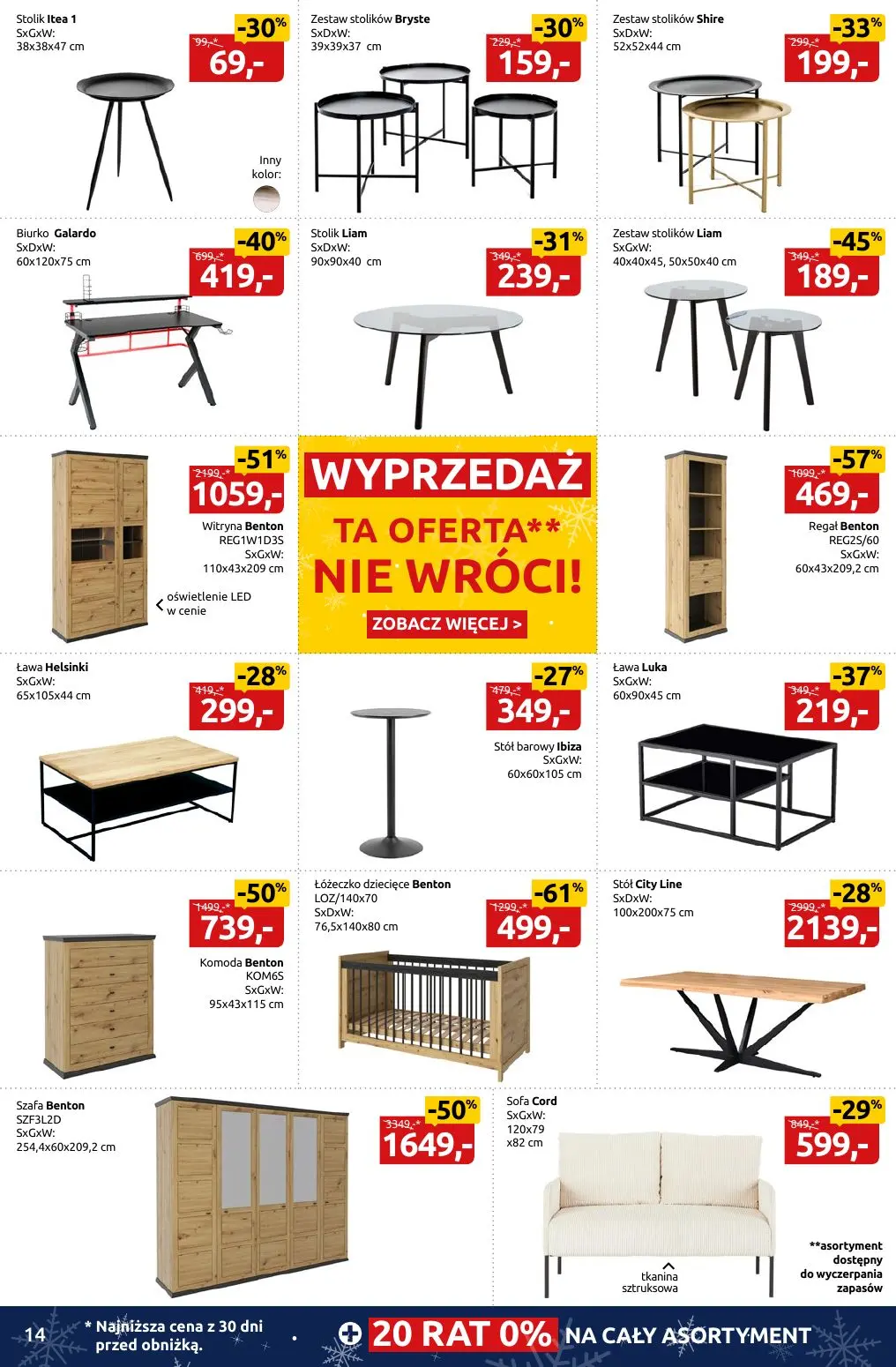 gazetka promocyjna Black Red White Zimowa wyprzedaż do -60% - Strona 14