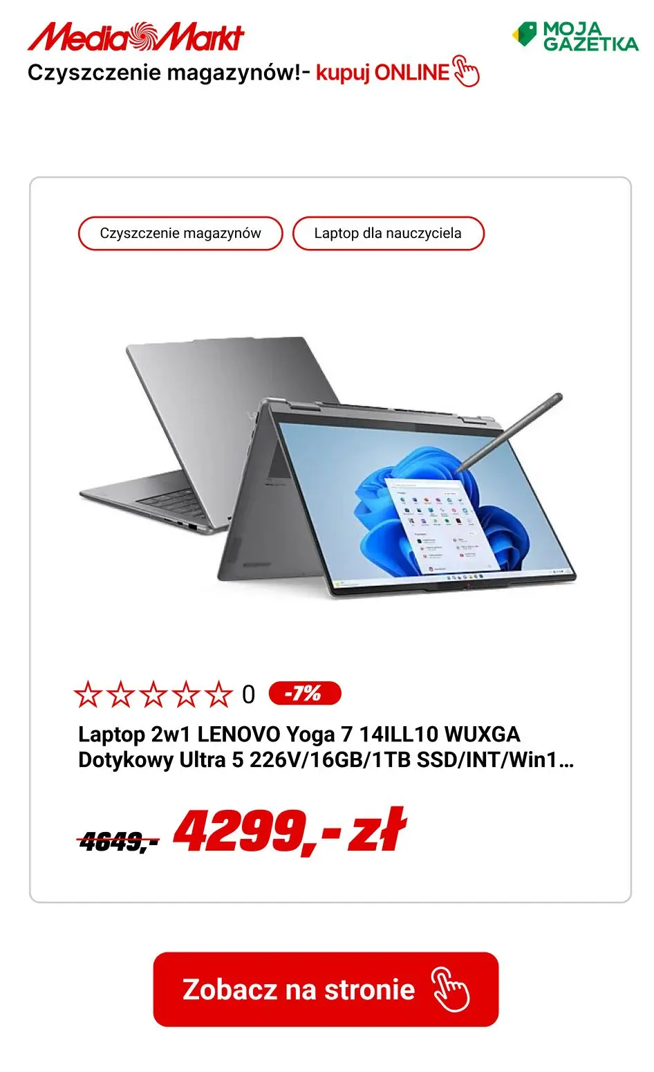 gazetka promocyjna Media Markt Czyszczenie magazynów! - Strona 6
