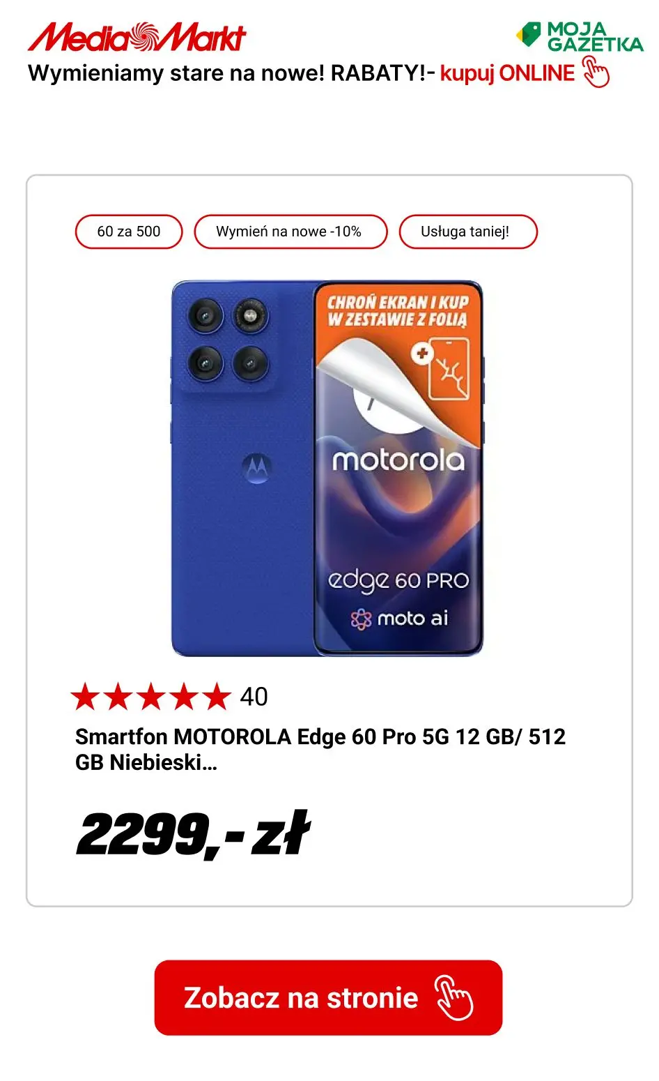 gazetka promocyjna Media Markt Wymieniamy stare na nowe! Zgarnij 10%, 15%, a nawet 20% rabatu! - Strona 5