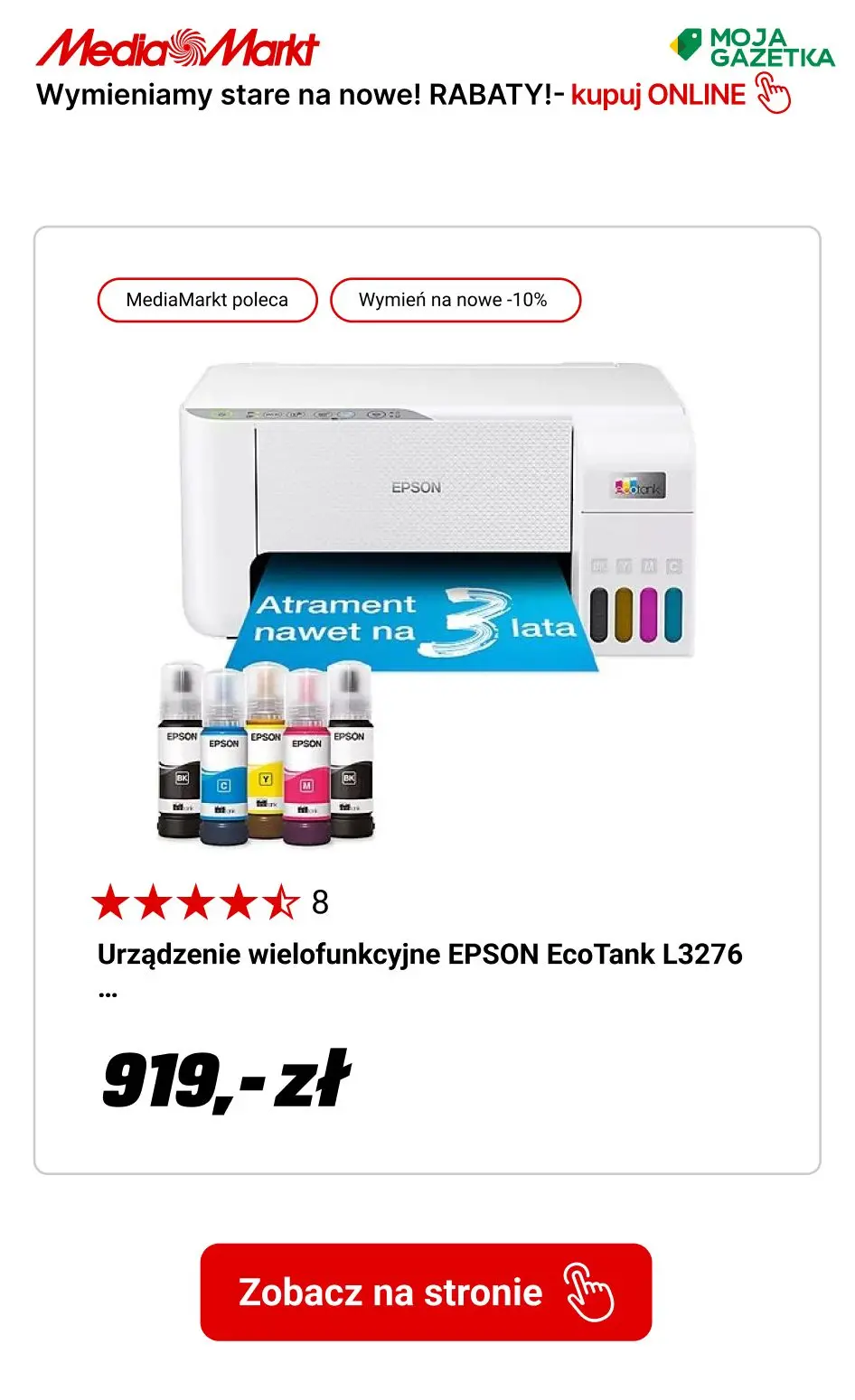 gazetka promocyjna Media Markt Wymieniamy stare na nowe! Zgarnij 10%, 15%, a nawet 20% rabatu! - Strona 8