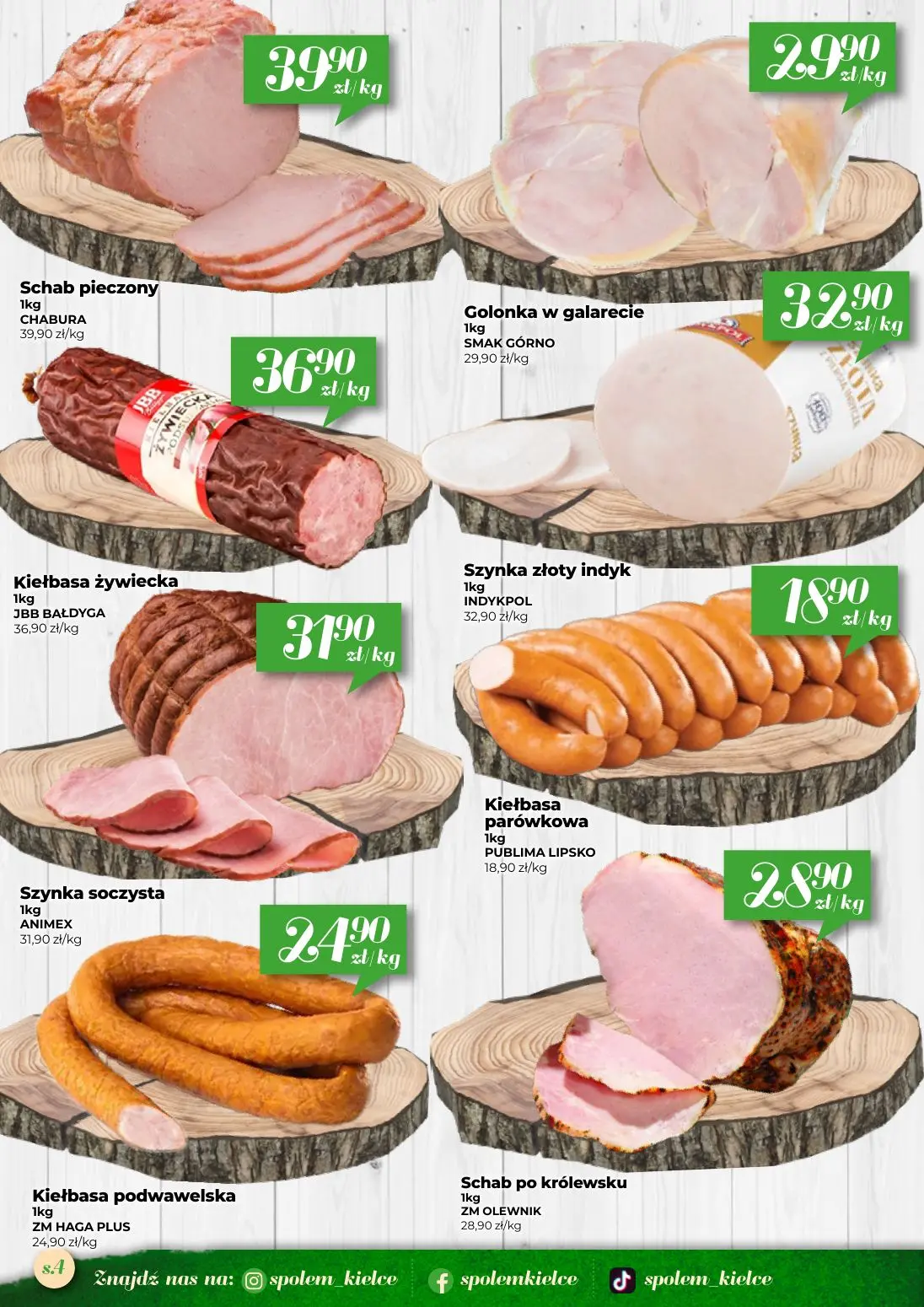 gazetka promocyjna Społem Kielce  - Strona 4