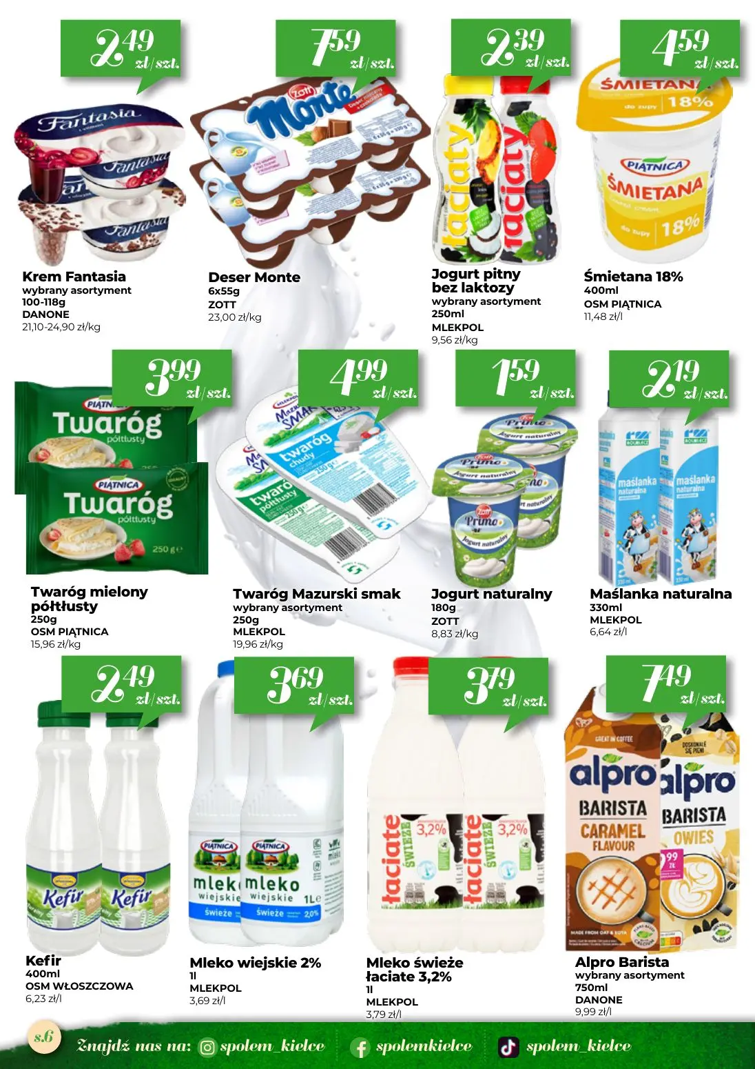 gazetka promocyjna Społem Kielce  - Strona 6