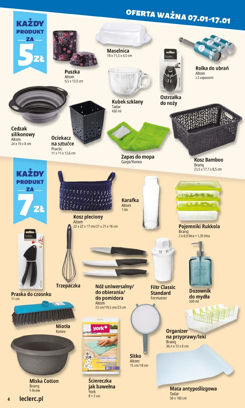 gazetka promocyjna E.Leclerc Tak tanio to tu - Strona 4