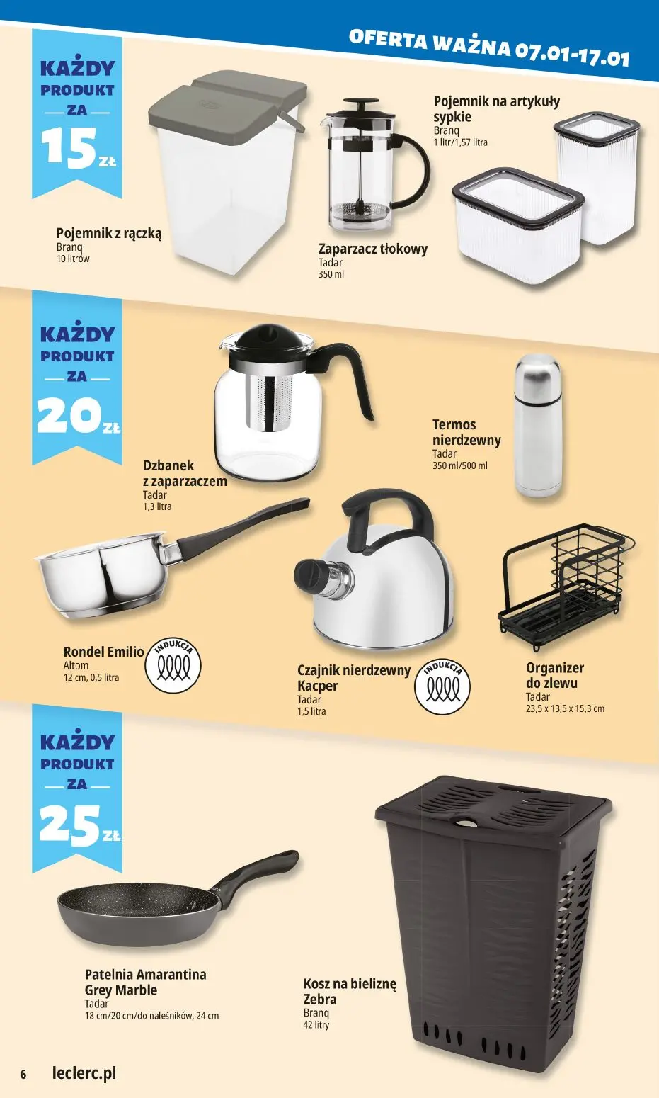 gazetka promocyjna E.Leclerc Tak tanio to tu - Strona 6