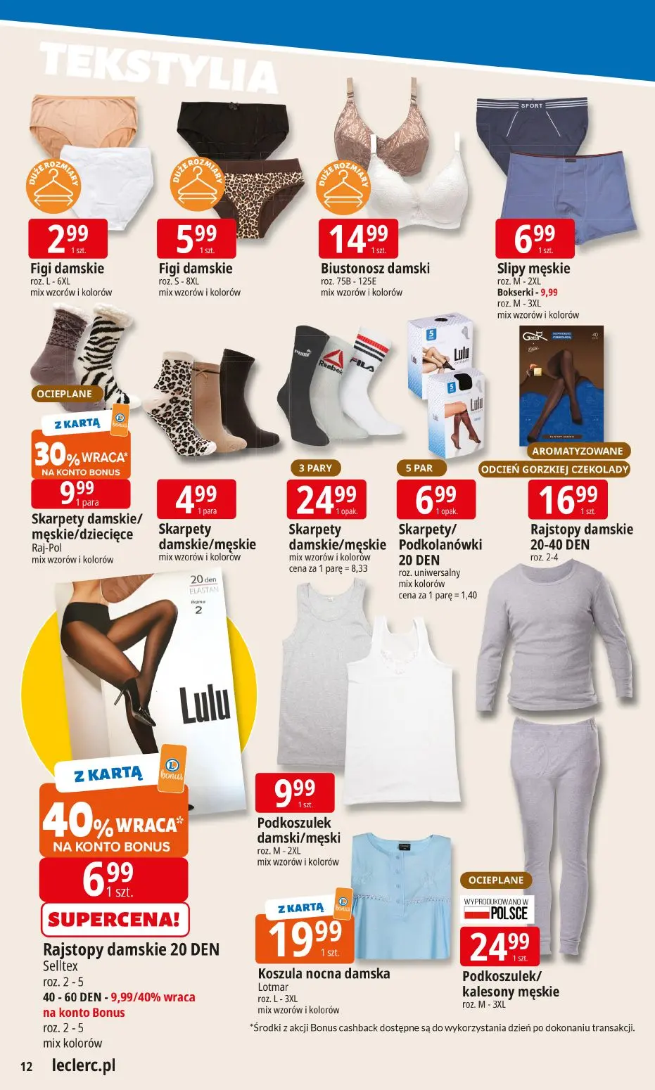 gazetka promocyjna E.Leclerc Tak tanio to tu - Strona 12