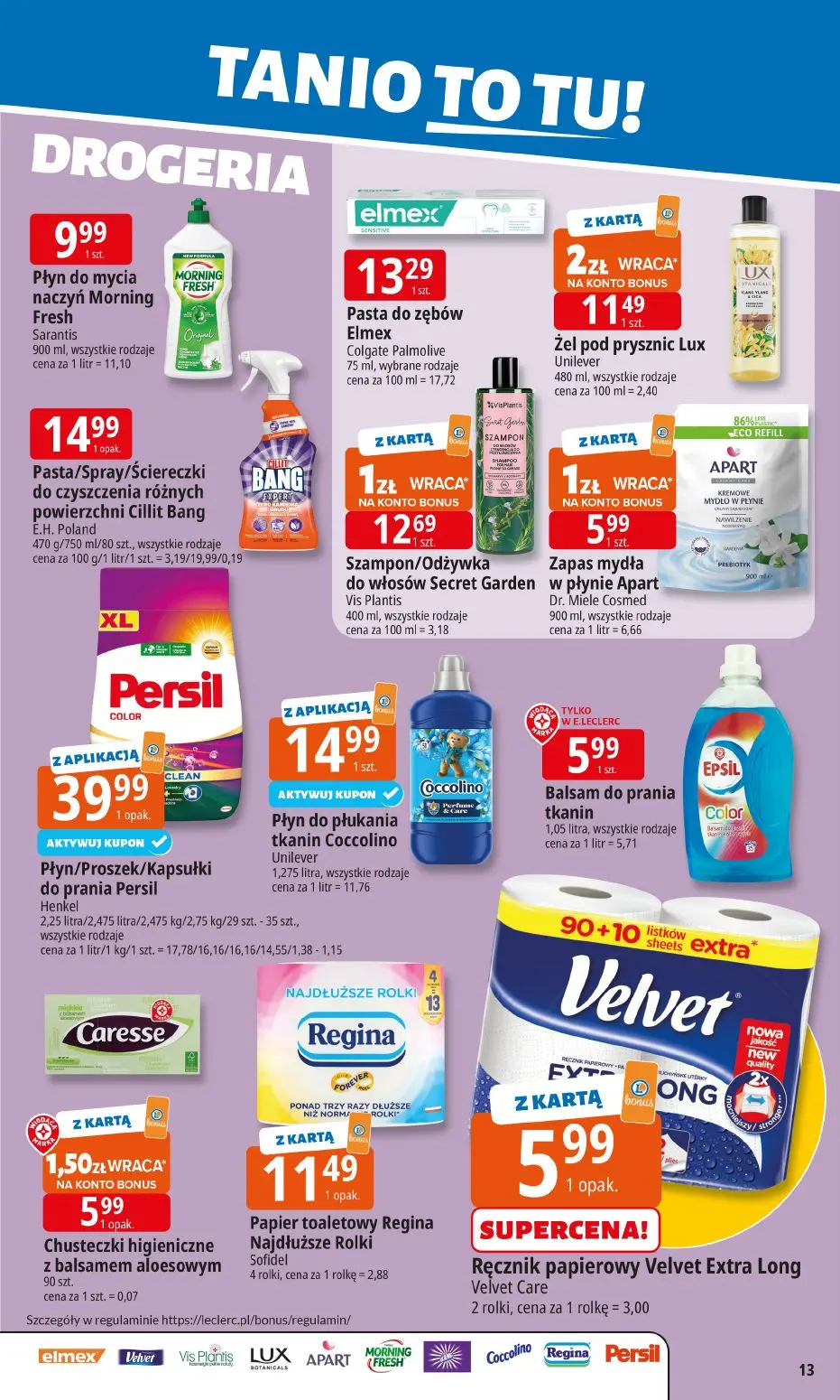gazetka promocyjna E.Leclerc Tak tanio to tu - Strona 13