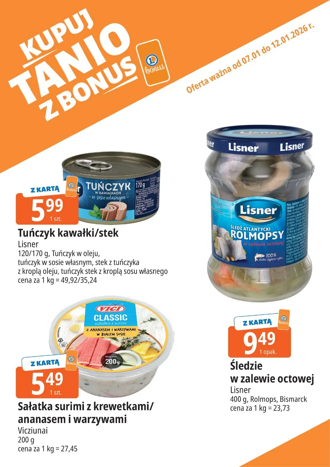 gazetka promocyjna E.Leclerc Kupuj tanio z bonus - Strona 4