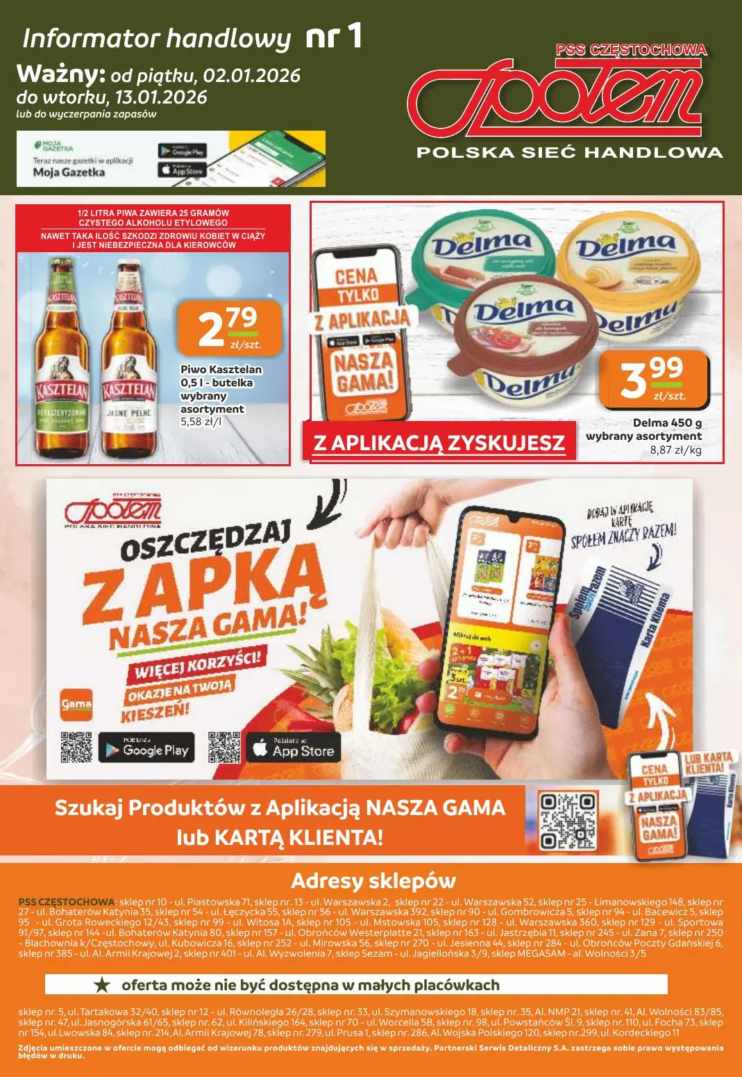 gazetka promocyjna Społem Częstochowa  - Strona 12