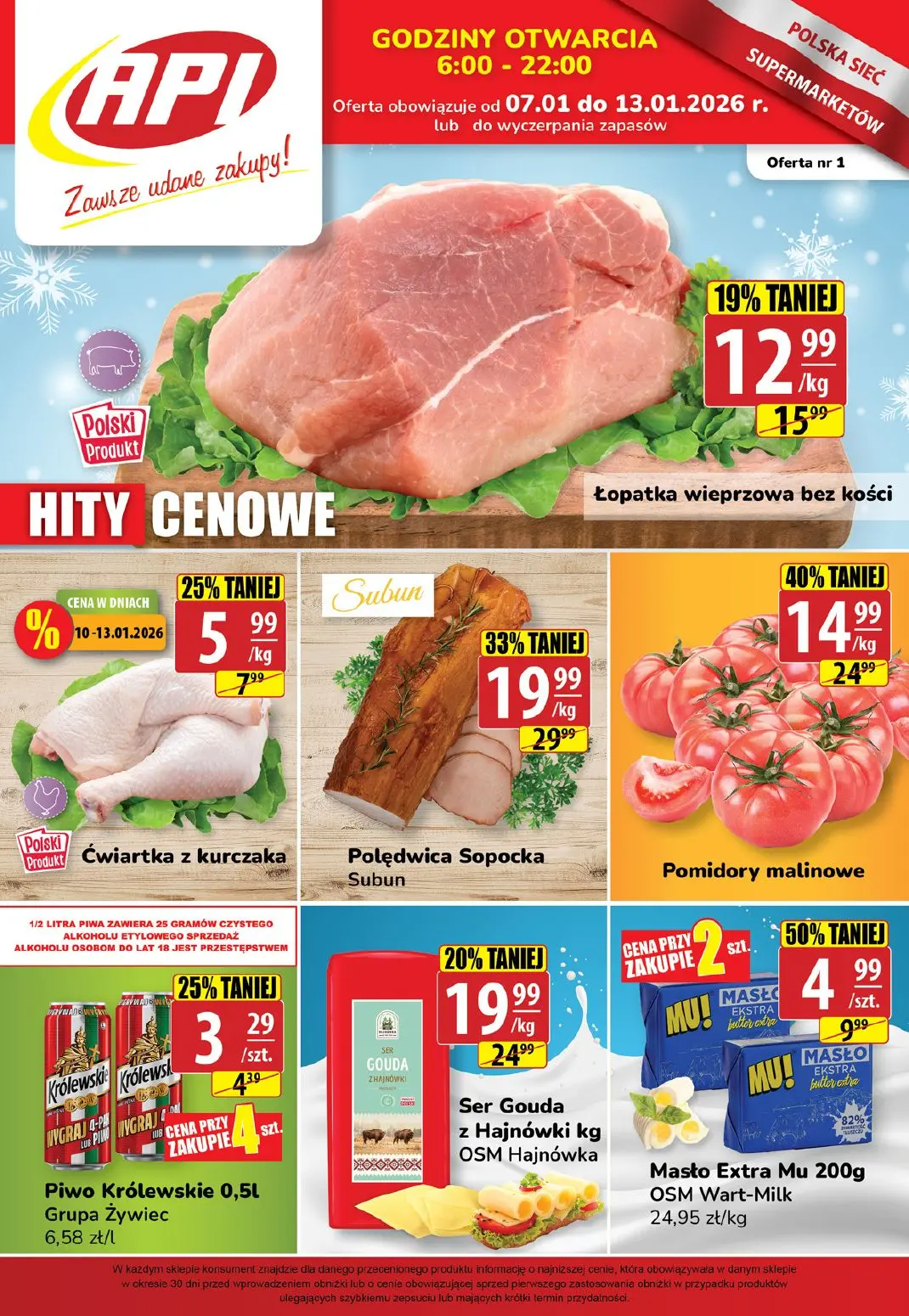 gazetka promocyjna API MARKET Zawsze udane zakupy! - Strona 1