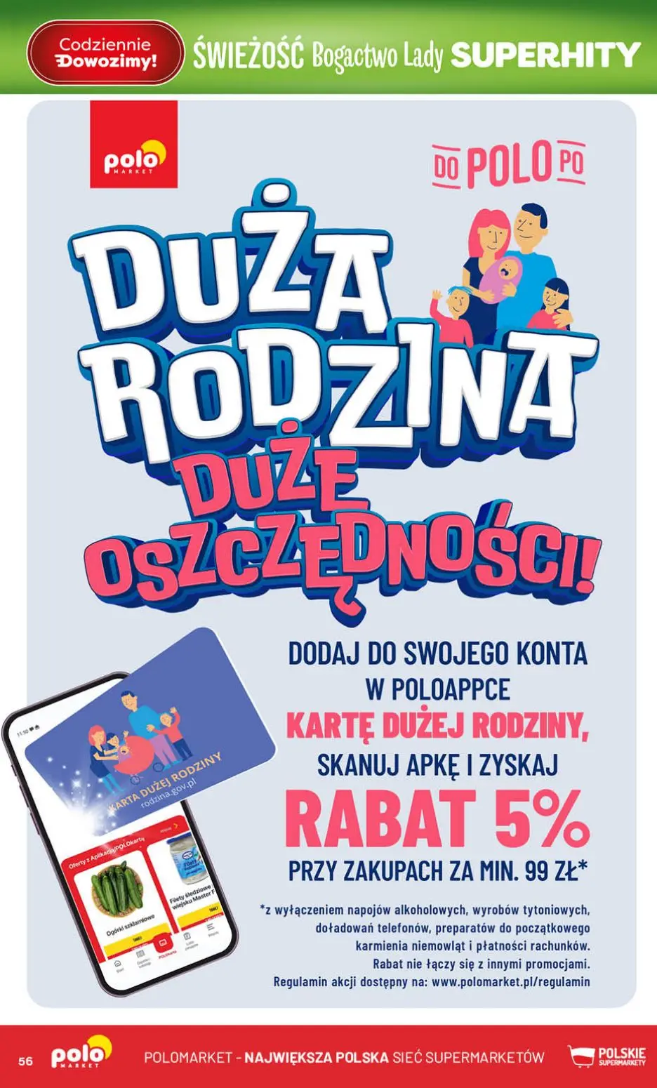 gazetka promocyjna POLOmarket Do POLO po świeżość - Strona 56