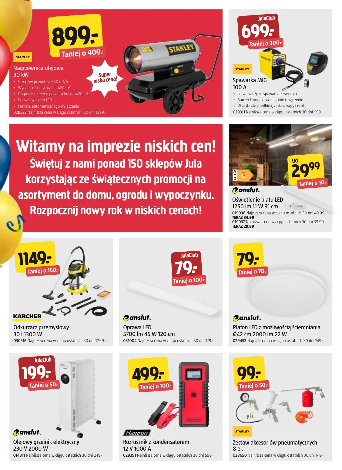 gazetka promocyjna JULA Świętuj z nami korzystając z niskich cen! - Strona 4