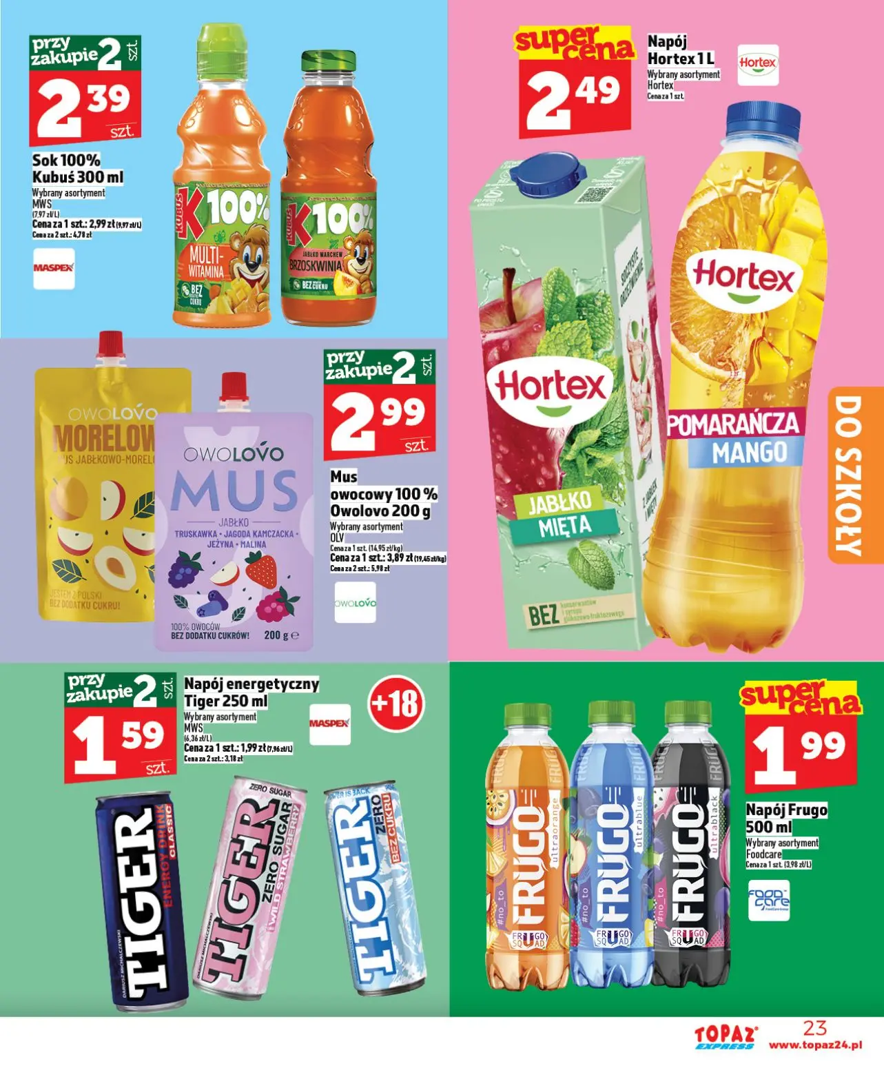 gazetka promocyjna Topaz Express - Strona 23