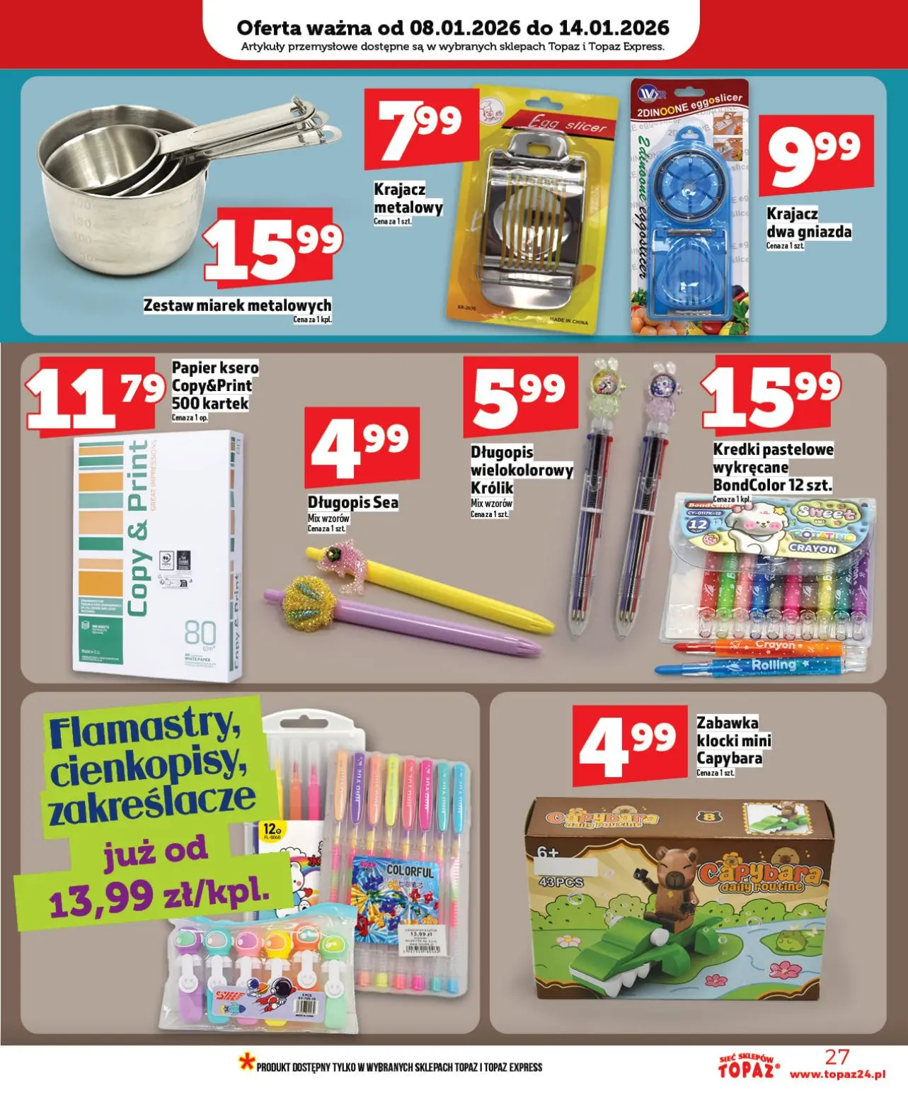 gazetka promocyjna Topaz Warszawa - Strona 27