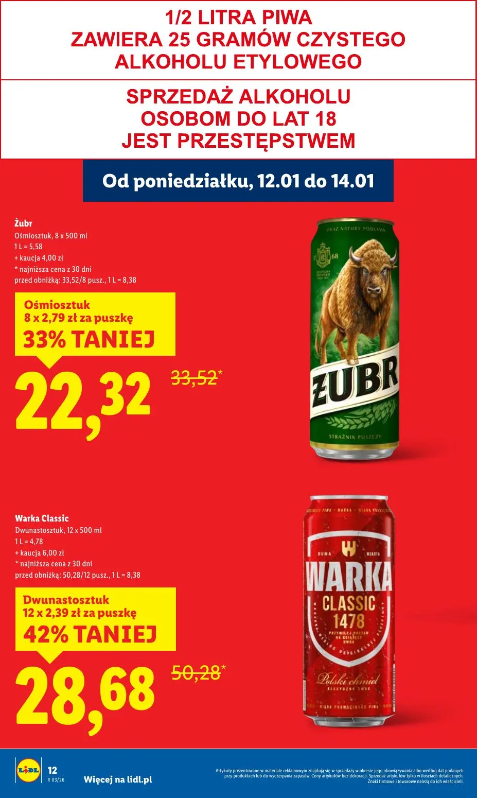 gazetka promocyjna LIDL Od poniedziałku  - Strona 12