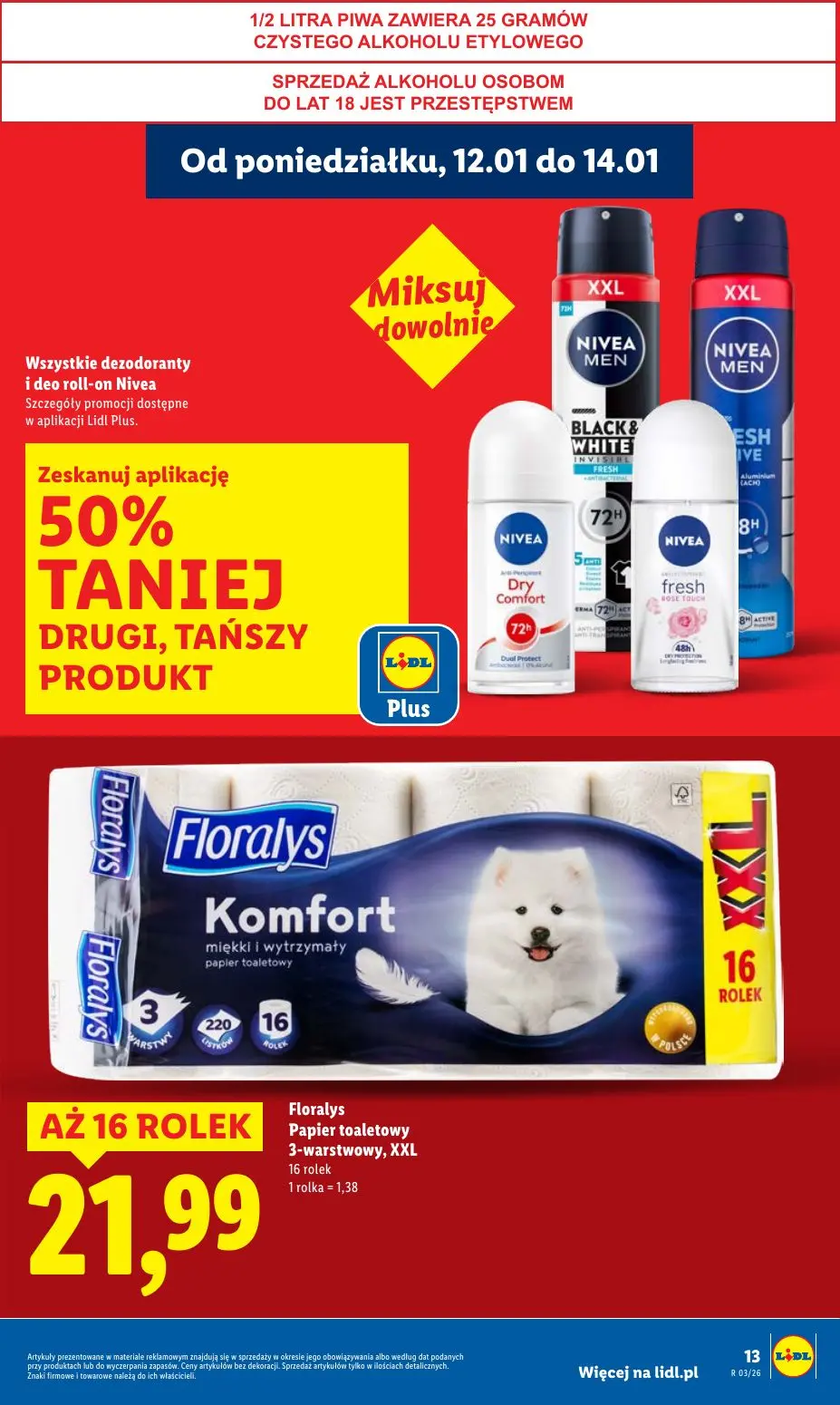 gazetka promocyjna LIDL Od poniedziałku  - Strona 13