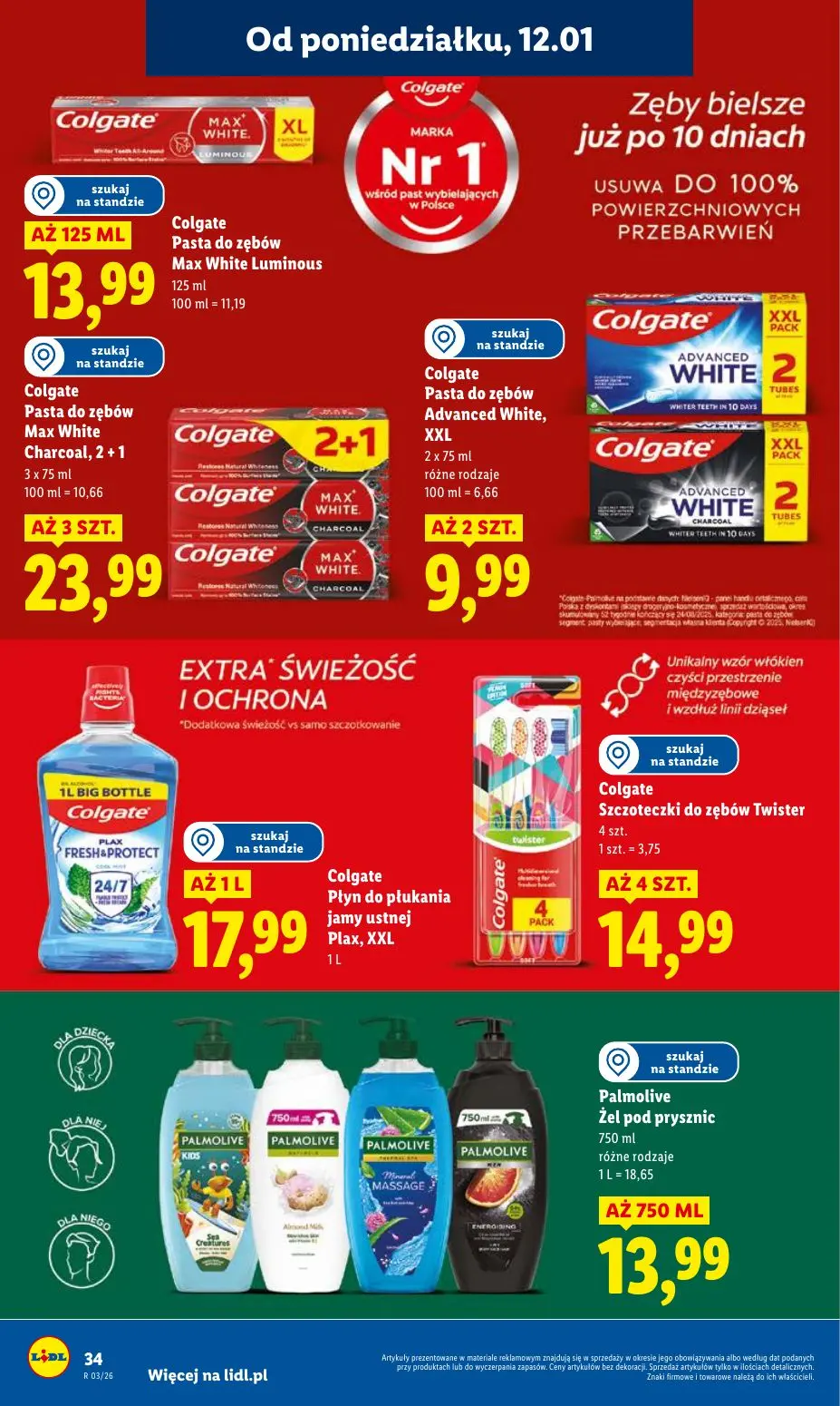 gazetka promocyjna LIDL Od poniedziałku  - Strona 34