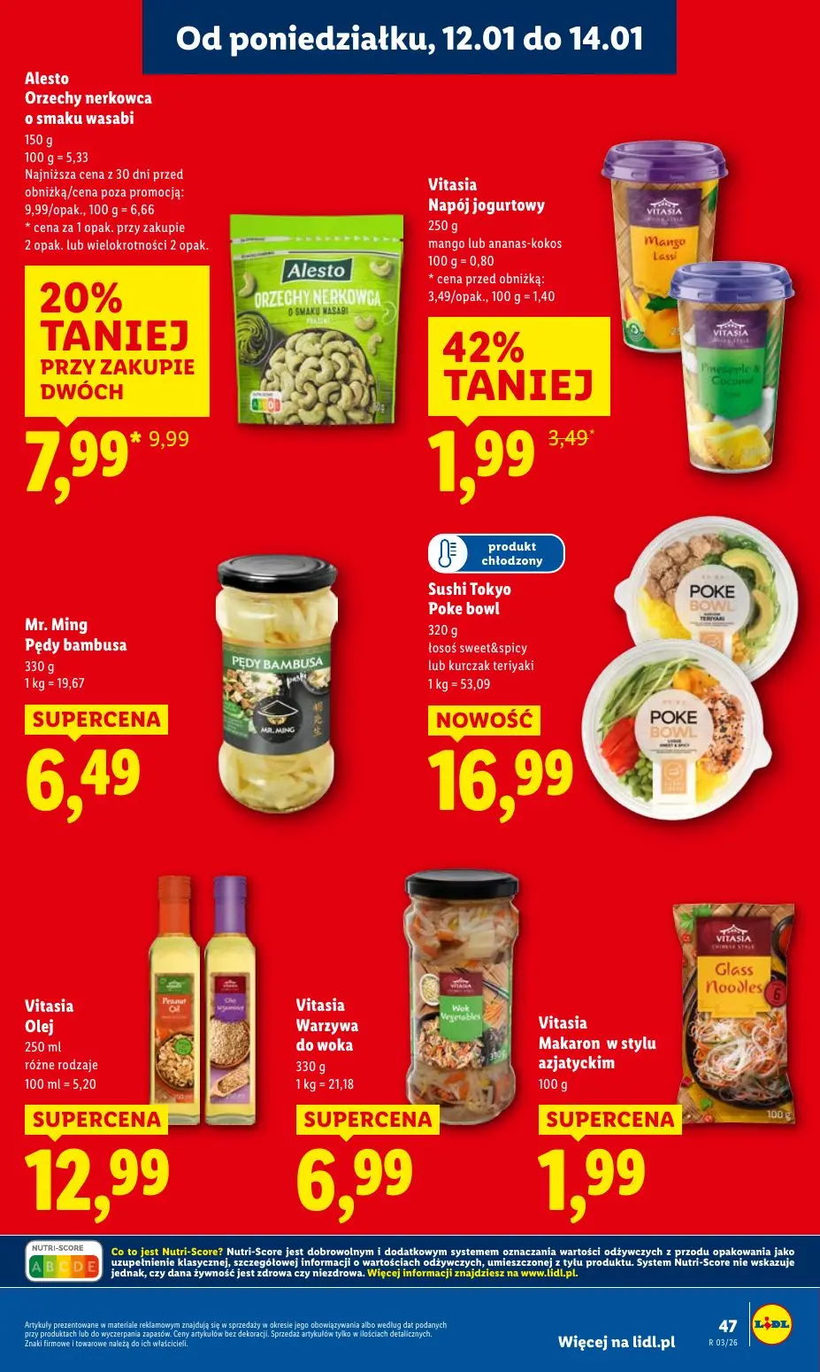gazetka promocyjna LIDL Od poniedziałku  - Strona 47