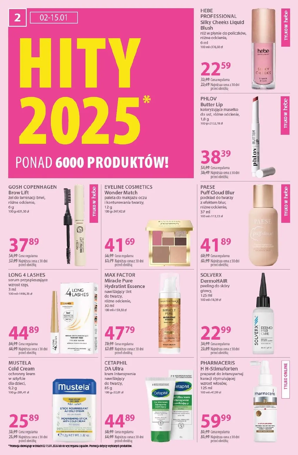 gazetka promocyjna hebe Hity 2025 - Strona 2