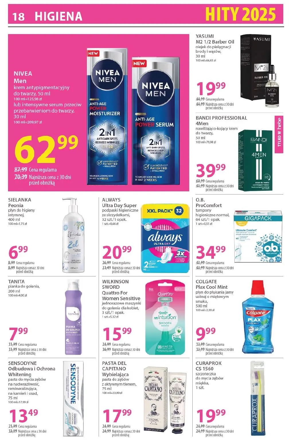 gazetka promocyjna hebe Hity 2025 - Strona 18