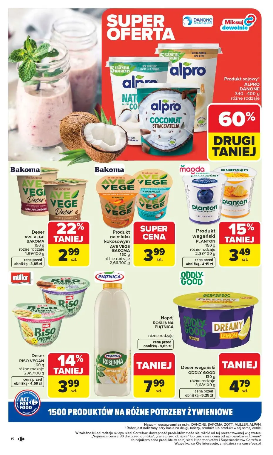 gazetka promocyjna Carrefour Na różne potrzeby żywieniowe - Strona 6