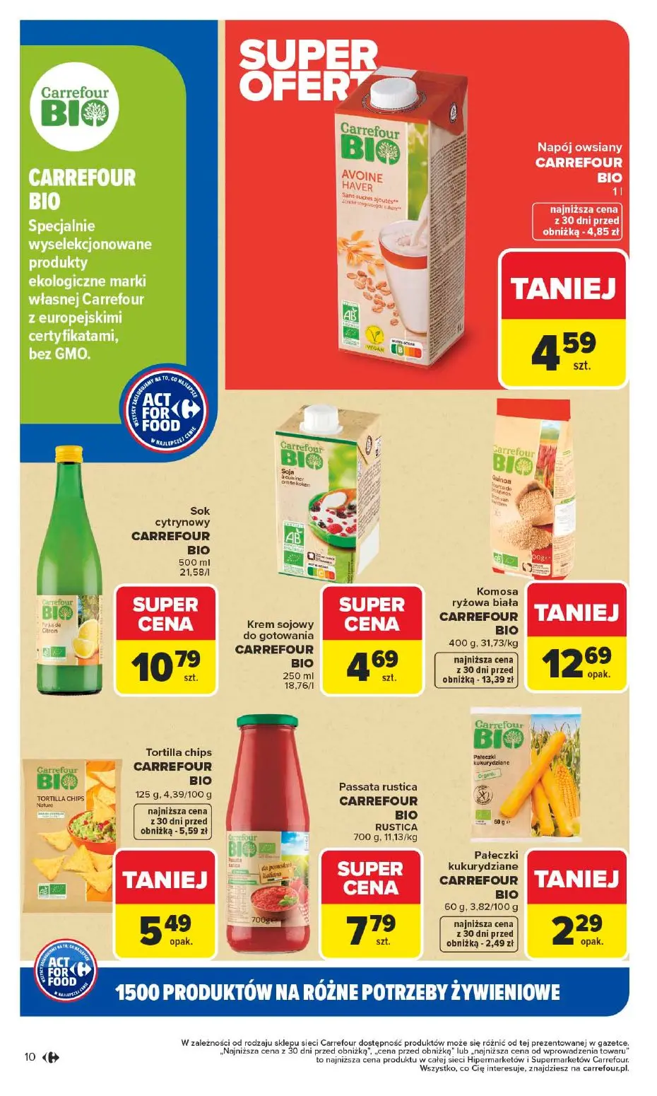 gazetka promocyjna Carrefour Na różne potrzeby żywieniowe - Strona 10