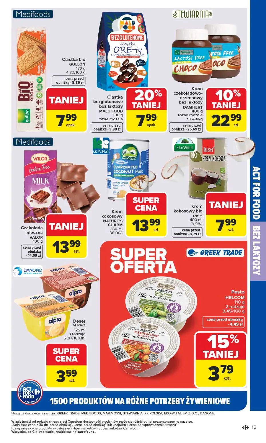 gazetka promocyjna Carrefour Na różne potrzeby żywieniowe - Strona 15
