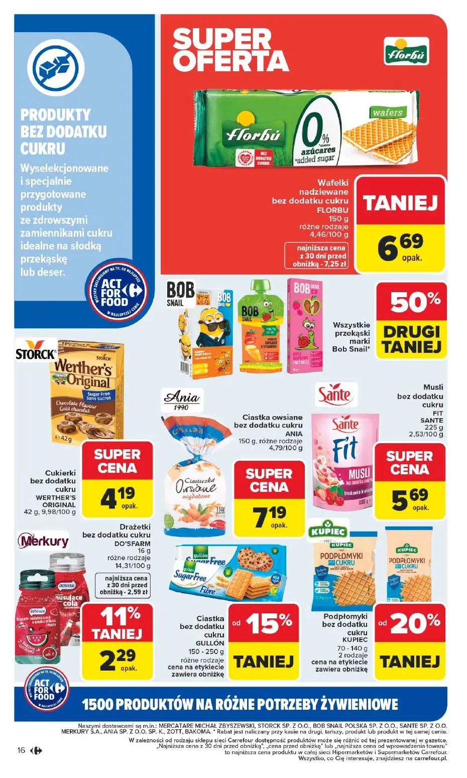 gazetka promocyjna Carrefour Na różne potrzeby żywieniowe - Strona 16