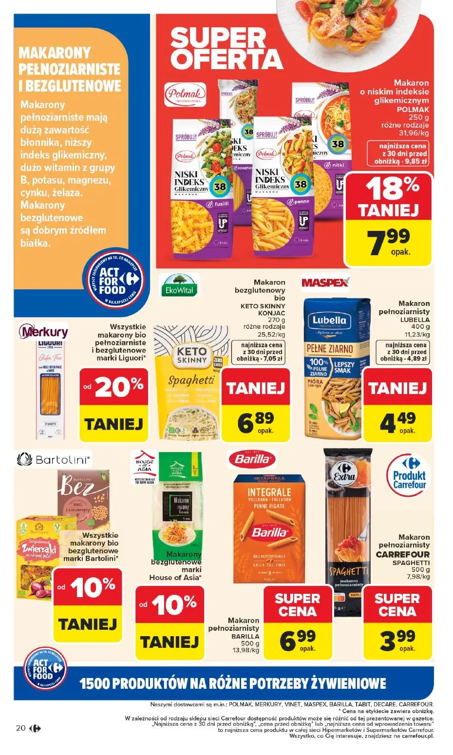 gazetka promocyjna Carrefour Na różne potrzeby żywieniowe - Strona 20