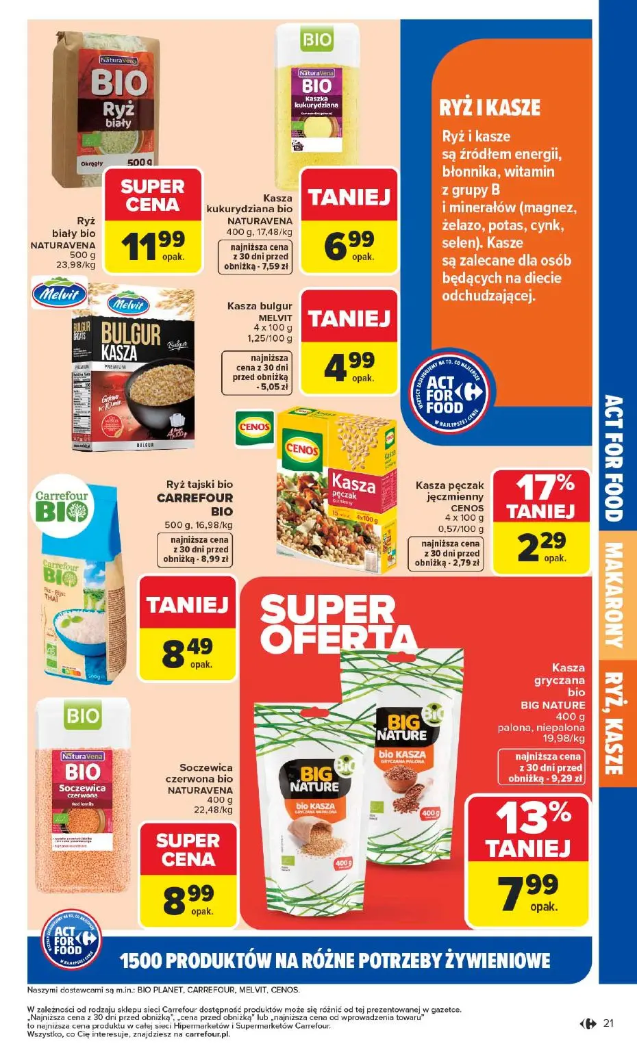 gazetka promocyjna Carrefour Na różne potrzeby żywieniowe - Strona 21