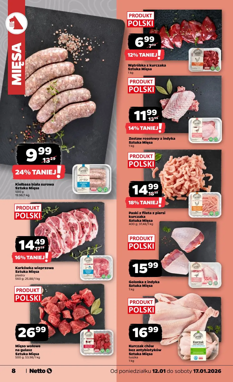gazetka promocyjna NETTO Tanio i świeżo - Strona 8