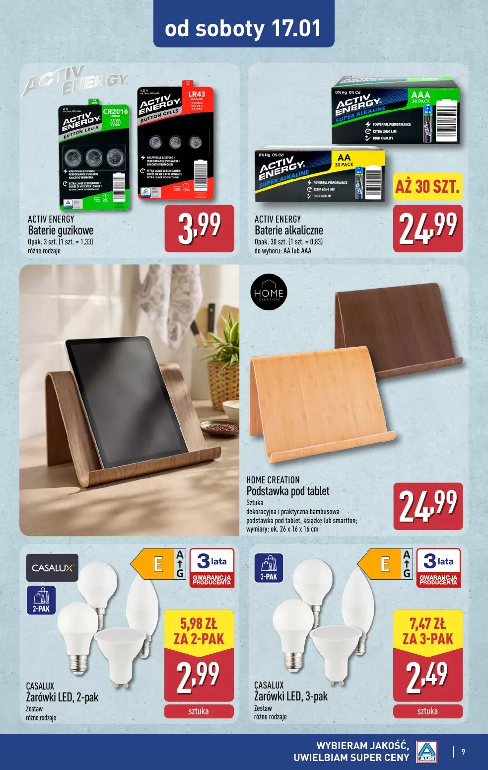 gazetka promocyjna ALDI Oferta od środy 14.01 - Strona 9