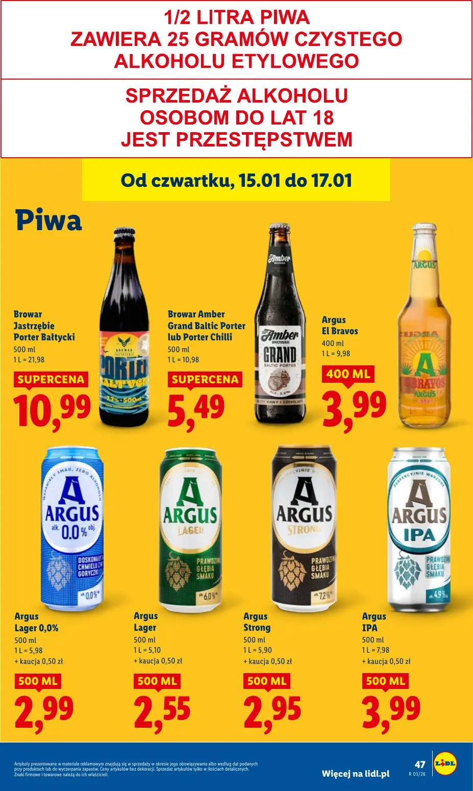 gazetka promocyjna LIDL Od czwartku - Strona 47