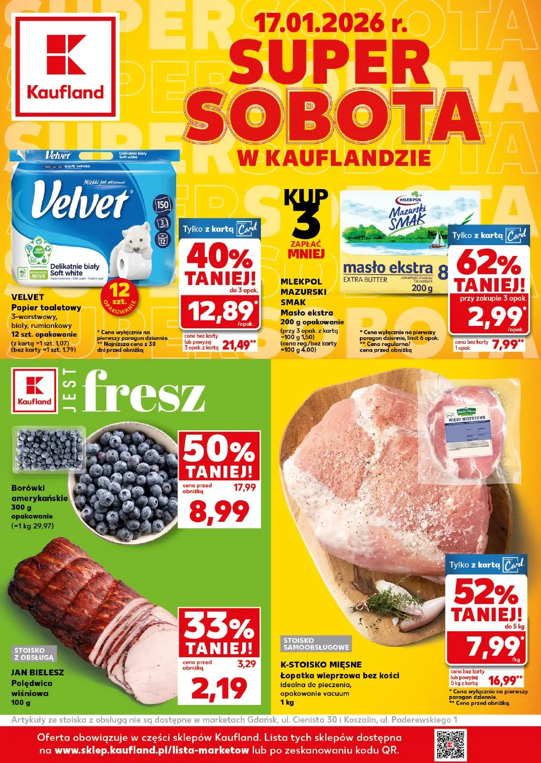 gazetka promocyjna Kaufland Super Sobota - Strona 1