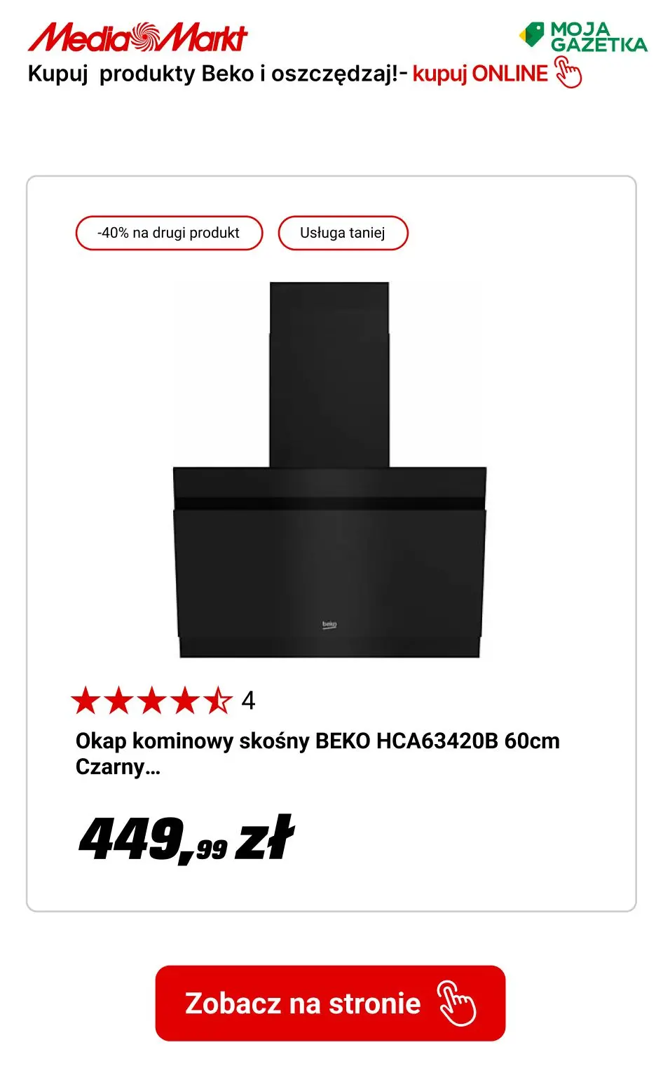 gazetka promocyjna Media Markt Kup dwa produkty Beko i oszczędź 40% ceny tańszego produktu! - Strona 9