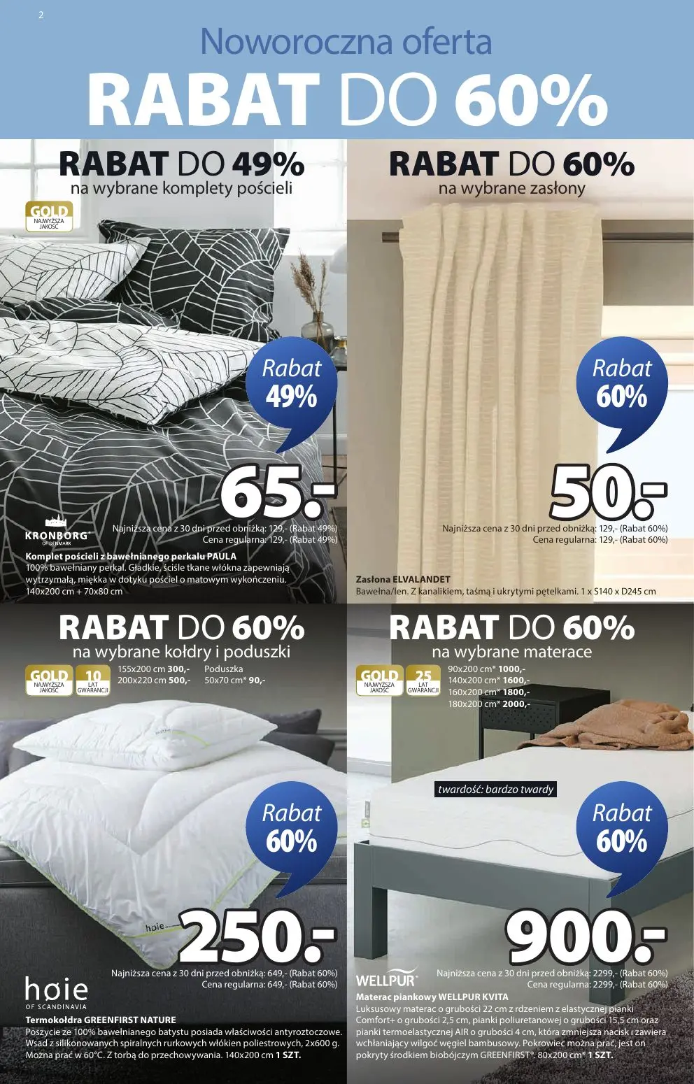 gazetka promocyjna JYSK Wyprzedaż - rabaty do 70% - Strona 2