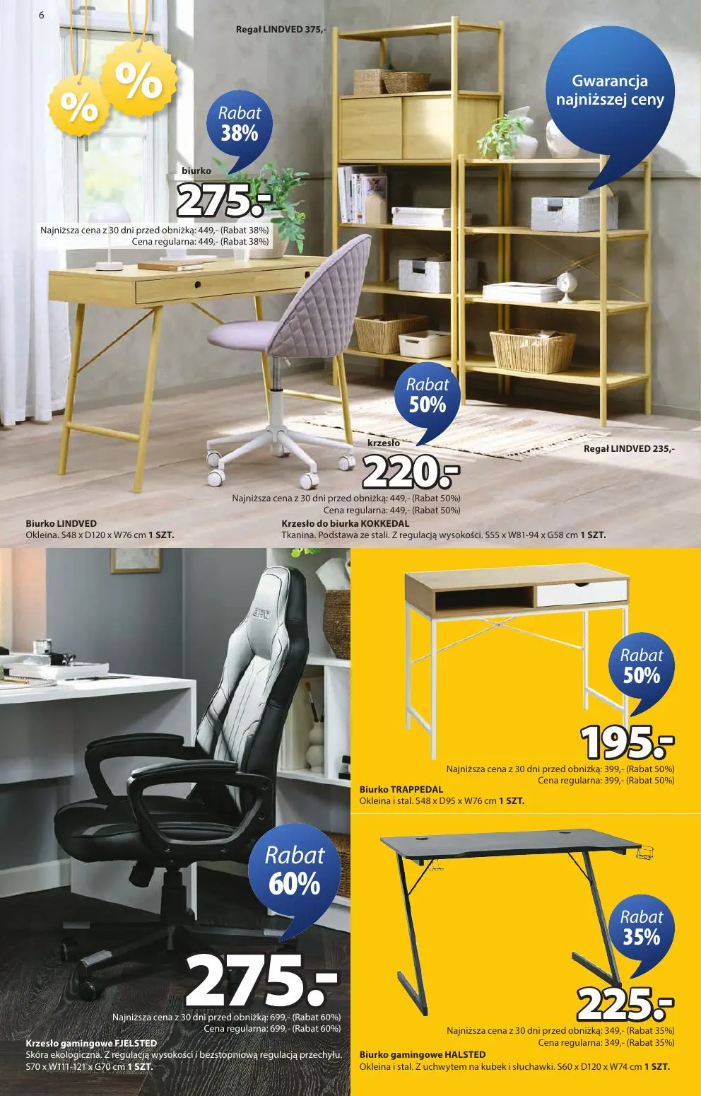 gazetka promocyjna JYSK Wyprzedaż - rabaty do 70% - Strona 6