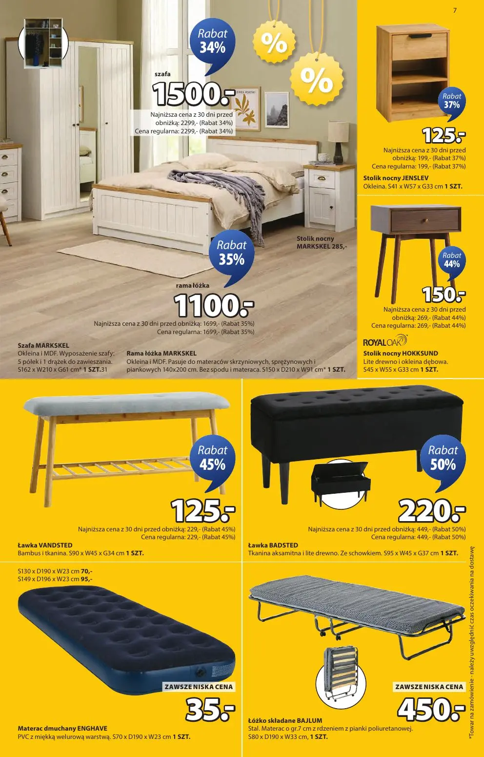 gazetka promocyjna JYSK Wyprzedaż - rabaty do 70% - Strona 7