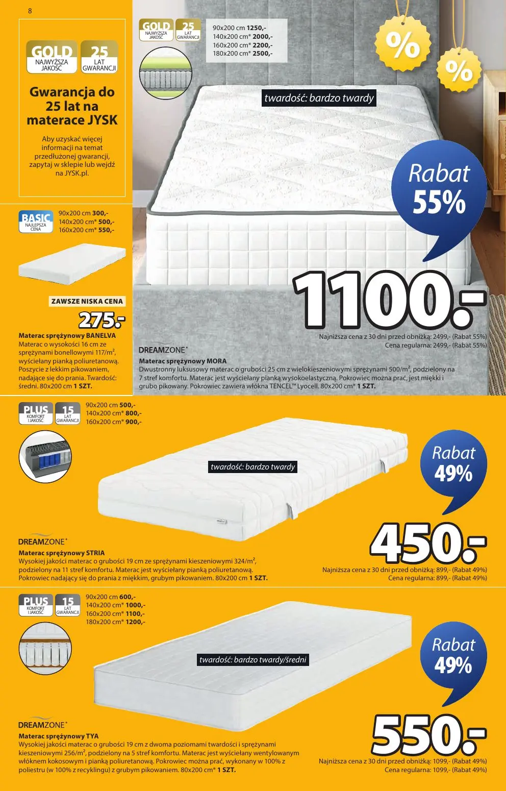 gazetka promocyjna JYSK Wyprzedaż - rabaty do 70% - Strona 8