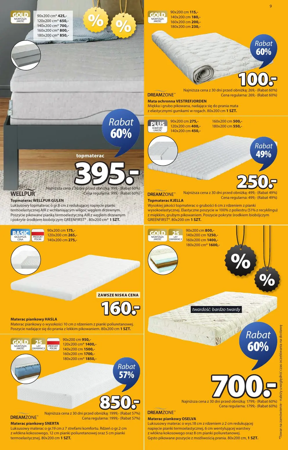 gazetka promocyjna JYSK Wyprzedaż - rabaty do 70% - Strona 9